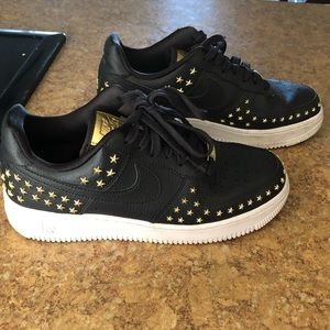 Nike star studded Air Force ones